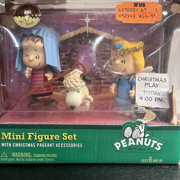 Peanuts 2010 Nativity Set 9 Pcs Christmas Figurines Charlie Brown & Snoopy RARE - Picture 4 of 10